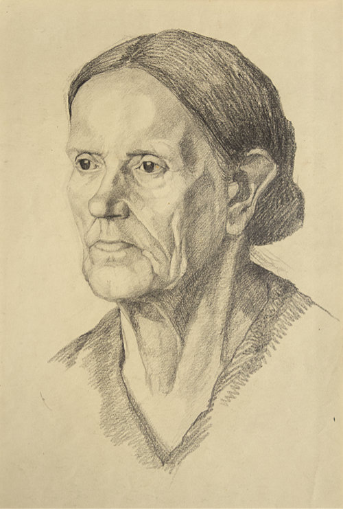 Otto Lange Zeichnungen Porträts
